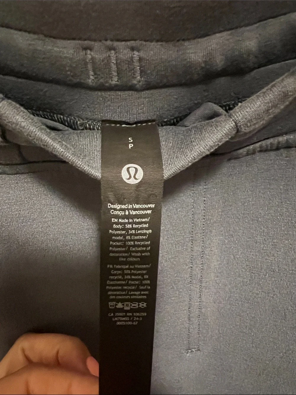 Men’s Lululemon Zeroed In Linerless Short - Oil Grey - Small